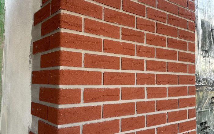 brick slips corners